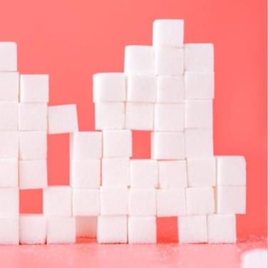 a bunch of sugarcubes stacked upon each others 